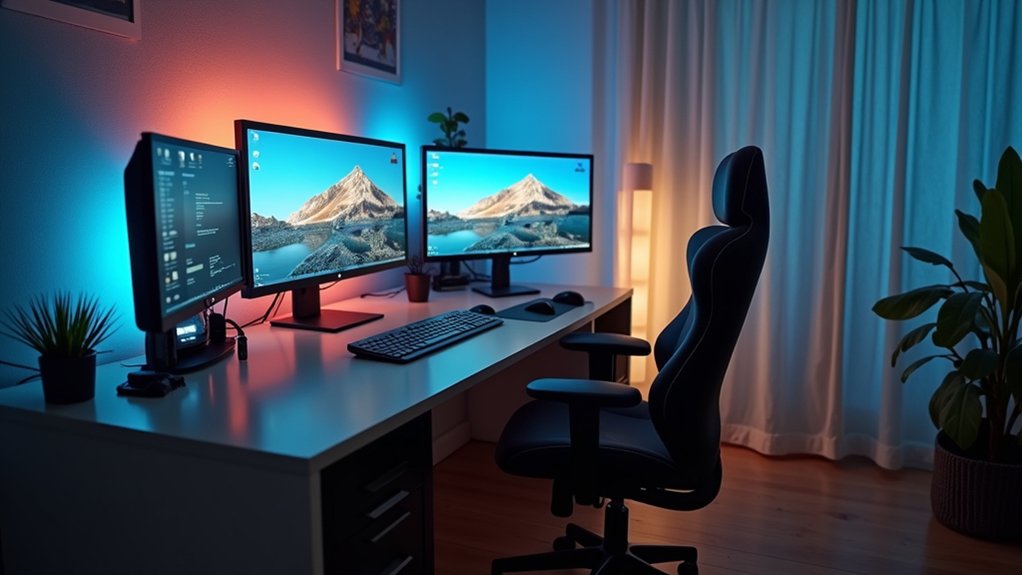 Minimalistisches Home-Office-Setup